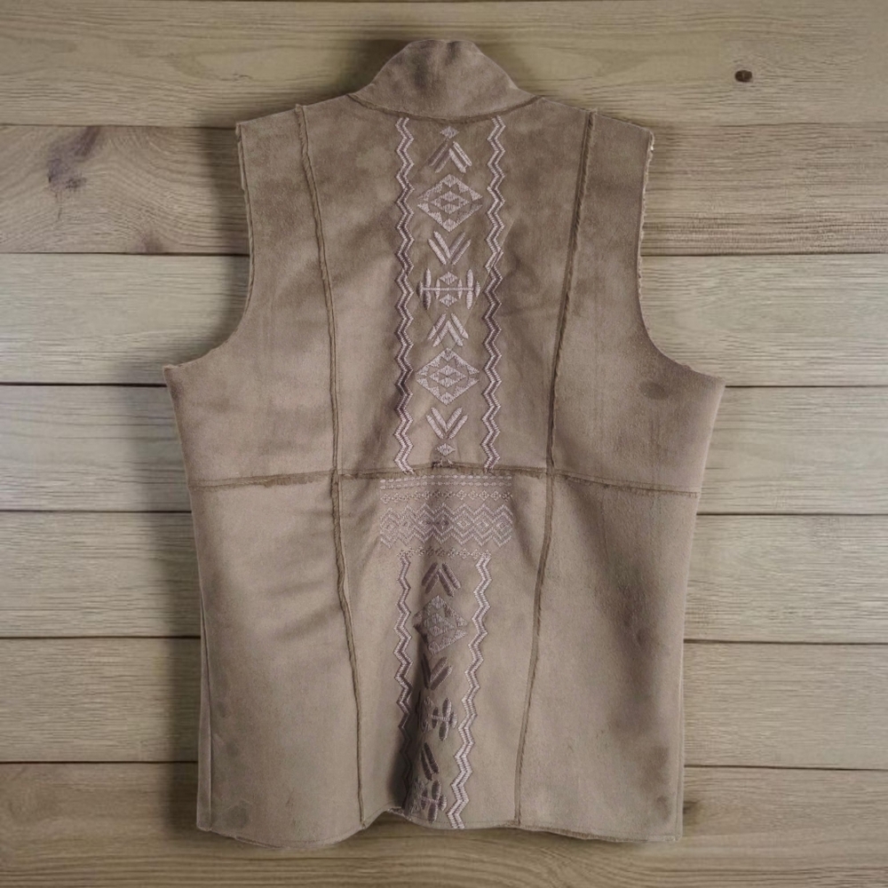 Johnny Was‎ Women"s Embroidered Vest Biya Taraxa Size M - Picture 3 of 11
